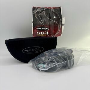 Wiley X SG-1 Tactical Goggles Black Sunglasses Ballistic Interchangable Lens NWT
